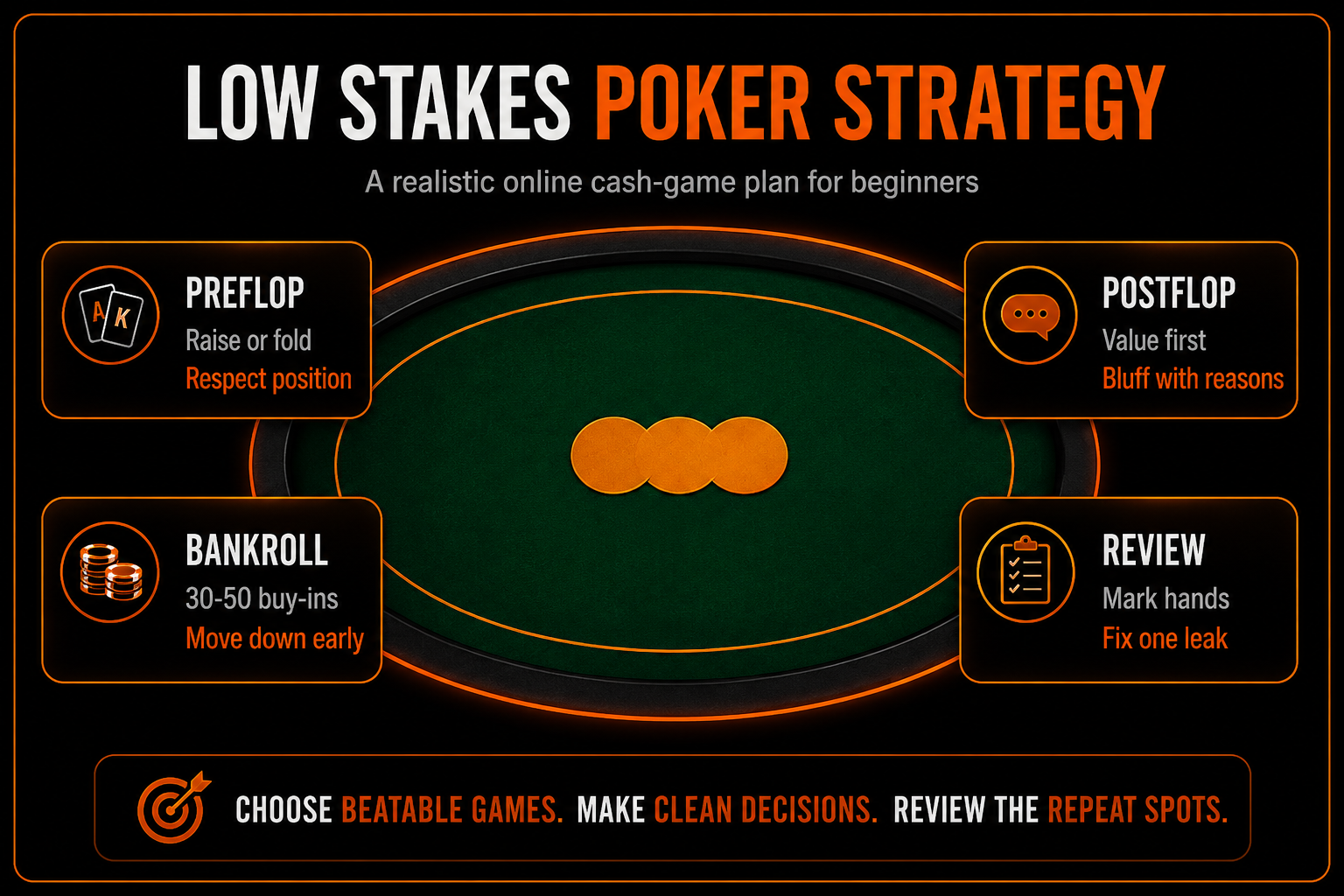 Low Stakes Poker Strategy: How to Win at Online Poker as a Beginner